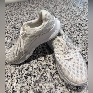 Under Armour Women's White Lightweight Knit Training Sneakers